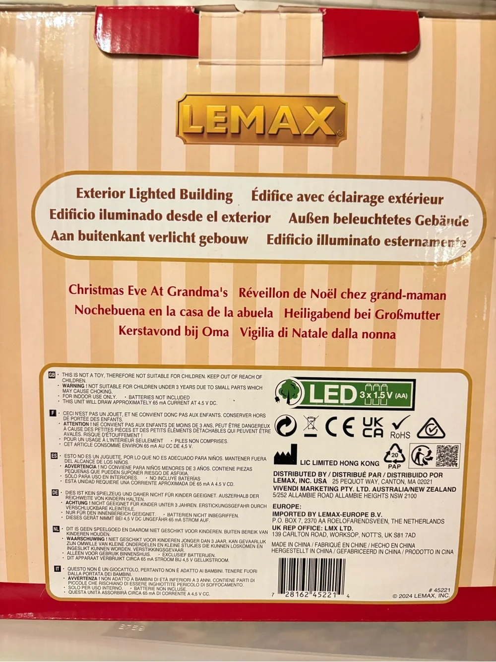 Lemax christmas eve